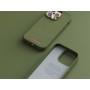 Njord byELEMENTS Suede Comfort+ Case - iPhone 14 Pro - Olive (NA43CM06)