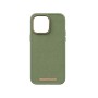 Njord byELEMENTS Suede Comfort+ Case - iPhone 14 Pro Max - Olive (NA44CM06)
