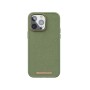 Njord byELEMENTS Suede Comfort+ Case - iPhone 14 Pro Max - Olive (NA44CM06)