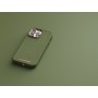 Njord byELEMENTS Suede Comfort+ Case - iPhone 14 Pro Max - Olive (NA44CM06)