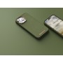 Njord byELEMENTS Suede Comfort+ Case - iPhone 14 Pro Max - Olive (NA44CM06)