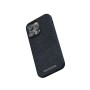 Njord byELEMENTS Salmon Leather Magsafe Case - iPhone 14 Pro Max - Black (NA44SL00)