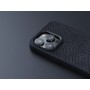 Njord byELEMENTS Salmon Leather Magsafe Case - iPhone 14 Pro Max - Black (NA44SL00)