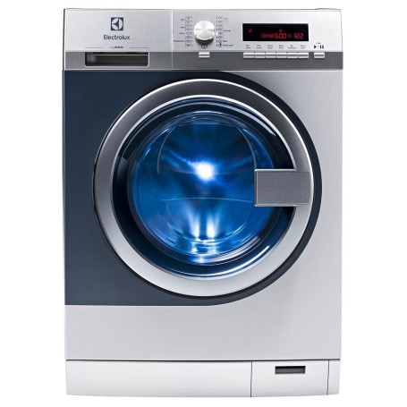 Electrolux MyPRO WE170V Lavatrice professionale 8 kg, 1400 giri/min, valvola di scarico, acciaio inox