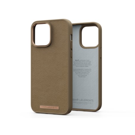 Njord byELEMENTS Suede Comfort+ Case - iPhone 14 Pro Max - Camel (NA44CM04)