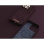 Njord byELEMENTS Salmon Leather Magsafe Case - iPhone 14 Pro Max - Rust (NA44SL03)