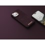 Njord byELEMENTS Salmon Leather Magsafe Case - iPhone 14 Pro Max - Rust (NA44SL03)