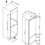 Combinazione frigorifero/congelatore da incasso Respecta KGE144, altezza nicchia 145 cm
