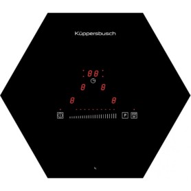 Kuppersbusch EKWI 3740.0 S Piano cottura a induzione a nido d'ape in vetroceramica nero senza cornice da 30 cm