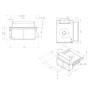 Novy Ventilatore a vasca Novy Up Power Teppan 40006 con induzione e piano cottura Teppan Yaki