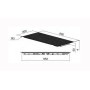 Berbel piano cottura panoramico BKF 90 iPP, induzione, vetro nero, 1100055
