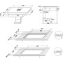 Bauknecht BVH 92 2B K/1 Piano cottura a induzione con cappa aspirante integrata, 83 cm