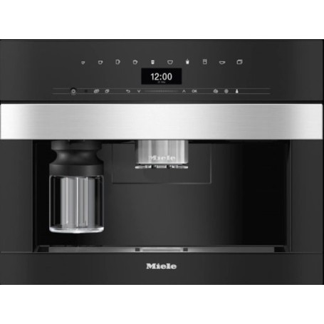 Miele CVA 7445 - macchina da caffè completamente automatica, acciaio inossidabile Cleansteel, 60 x 45 cm (CVA7445EDCLST)