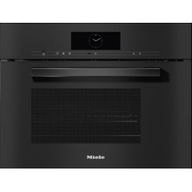 Miele DGM 7845 - Forno a vapore con microonde, nero ossidiana, attacco acqua fisso, 60 x 45 cm (DGM7845OBSW)