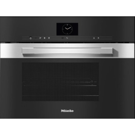 Miele DGM 7640 - Forno a vapore con microonde, acciaio inossidabile Cleansteel, 60 x 45 cm (DGM7640EDCLST)