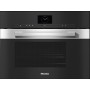 Miele DGM 7640 - Forno a vapore con microonde, acciaio inossidabile Cleansteel, 60 x 45 cm (DGM7640EDCLST)