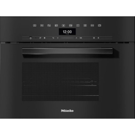Miele DGM 7440 - Forno a vapore con microonde, nero ossidiana, 60 x 45 cm (DGM7440OBSW)