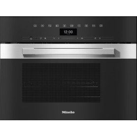 Miele DGM 7440 - Forno a vapore con microonde, acciaio inossidabile Cleansteel, 60 x 45 cm (DGM7440EDCLST)