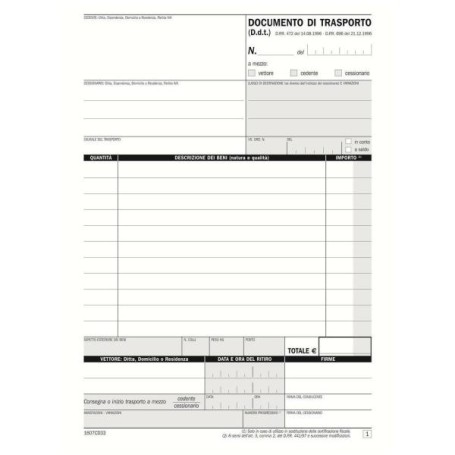 CF5 DOC.TRASP 3COPIE AUTORICALC. (DU1607CD330.)