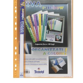 CF5 PORTA LISTINI 10 TASCHE-RAINBOW (AR10/R)