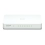 D-Link GO-SW-8G/E switch di rete Non gestito Gigabit Ethernet (10/100/1000) Bianco (GO-SW-8G/E)