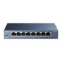 TP-LINK TL-SG108 Non gestito Gigabit Ethernet (10/100/1000) Nero (TL-SG108 V3)