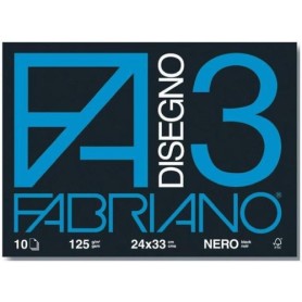 Fabriano 04001017 carta inkjet 330x240 mm 10 fogli Nero (04001017)