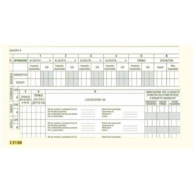 Edipro E2115NE modulo e libro contabile 23 pagine (E2115NE)