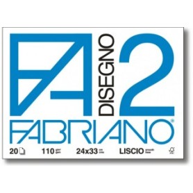 Fabriano Disegno 2 110 g/m² 10 fogli (04204105)