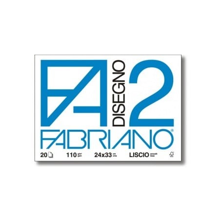 Fabriano Disegno 2 110 g/m² 10 fogli (04204105)