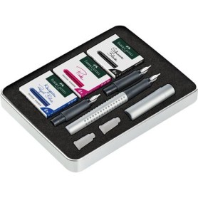 Faber-Castell 201629 penna stilografica Sistema di riempimento della cartuccia Argento 1 pz (201629)