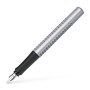 Faber-Castell 201629 penna stilografica Sistema di riempimento della cartuccia Argento 1 pz (201629)