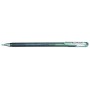 Pentel Hybrid Dual Metallic Penna in gel con cappuccio Fine Metallico, Argento 1 pz (K110-DZX)