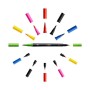 BIC Intensity Dual Tip marcatore Nero, Blu, Verde, Porpora, Rosso, Giallo 6 pz (989694)