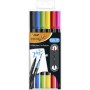 BIC Intensity Dual Tip marcatore Nero, Blu, Verde, Porpora, Rosso, Giallo 6 pz (989694)