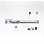 Aten KL1516AM switch per keyboard-video-mouse (kvm) Nero (KL1516AM)