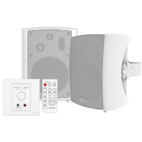 Vision TC3-AMP+SP-1800 altoparlante Bianco Cablato 50 W (TC3-AMP+SP-1800)