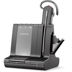 POLY 8245 Office Cuffia Aggancio, Auricolare Bluetooth Nero (211837-02)
