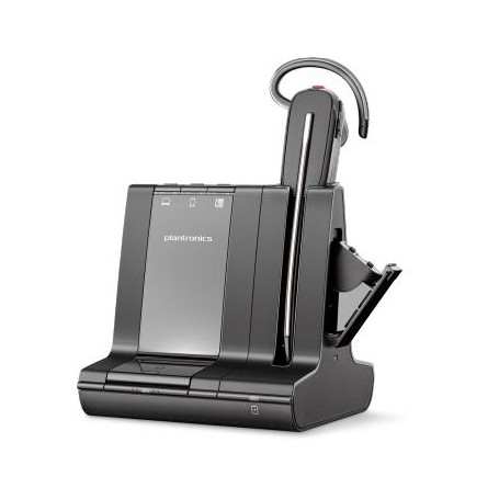 POLY 8245 Office Cuffia Aggancio, Auricolare Bluetooth Nero (211837-02)