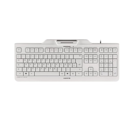 CHERRY KC 1000 SC tastiera USB QWERTZ Tedesco Grigio (JK-A0100DE-0)