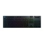 Logitech G G915 LIGHTSPEED- GL Linear tastiera RF senza fili + Bluetooth QWERTZ Tedesco Nero (920-008955)