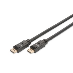 Digitus DisplayPort Anschl.kabel,20m Nero (AK-340105-200-S)