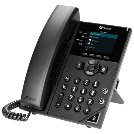 POLY 250 telefono IP Nero 4 linee LCD (2200-48820-025)