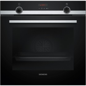 SIEMENS HQ574AER3 - FORNO iQ300, NERO/ACCIAIO INOX, PIROLISI, AGGIUNTA VAPORE, 60 CM