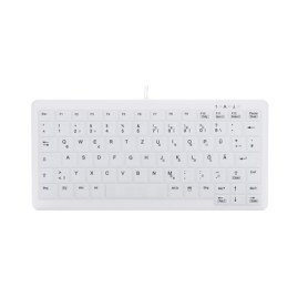 CHERRY AK-C4110 tastiera USB QWERTZ Tedesco Bianco (AK-C4110F-US-W/GE)