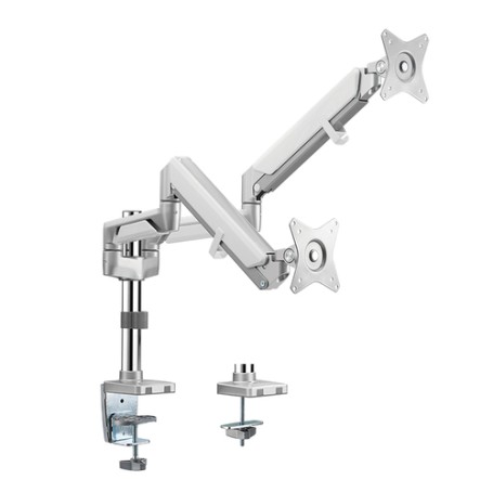 LogiLink BP0089 supporto da tavolo per Tv a schermo piatto 81,3 cm (32") Morsa Argento (BP0089)