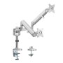 LogiLink BP0089 supporto da tavolo per Tv a schermo piatto 81,3 cm (32") Morsa Argento (BP0089)