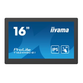 iiyama T1624MSC-B1 visualizzatore di messaggi Pannello piatto interattivo 39,6 cm (15.6") IPS 450 cd/m² Full HD N (T1624MSC-B1)