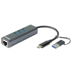 D-Link DUB-2332 replicatore di porte e docking station per notebook Cablato USB tipo-C Grigio (DUB-2332)