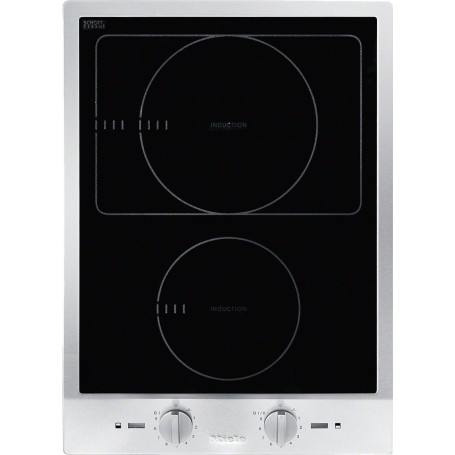 Miele CS 1222 I - Piano cottura a induzione ProLine, acciaio inox/vetroceramica, zona cottura, 38 cm (CS1222IED)
